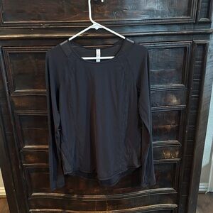 Lululemon Sculpt Long Sleeve Size 8 Black
